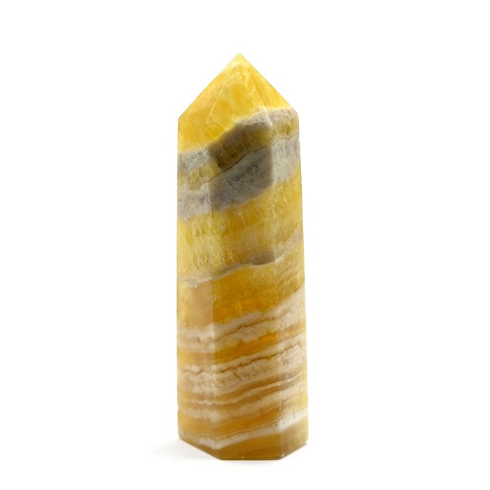 Кристалл из флюорита желтого "Карандаш" 23*19*67мм, 54г - фото 4588
