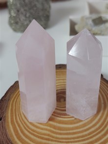 Розовый кварц кристалл 6-6,5 см